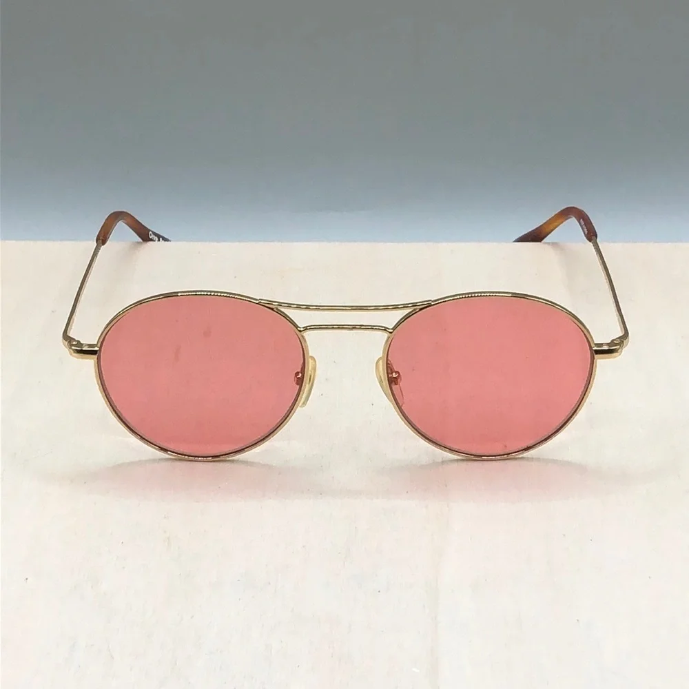 Toms Melrose Sunglasses Aviator Style Gold Frame 53-19-147